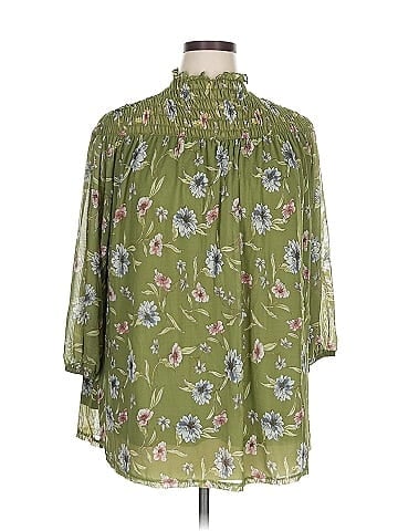 Cato 3/4 Sleeve Blouse (view 1)