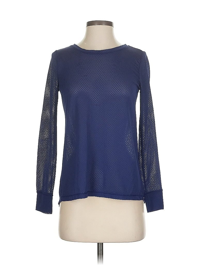Click to view more detailed imagery on our partner's website Pre-owned 90 Degree By Reflex Long Sleeve Blouse In Blue