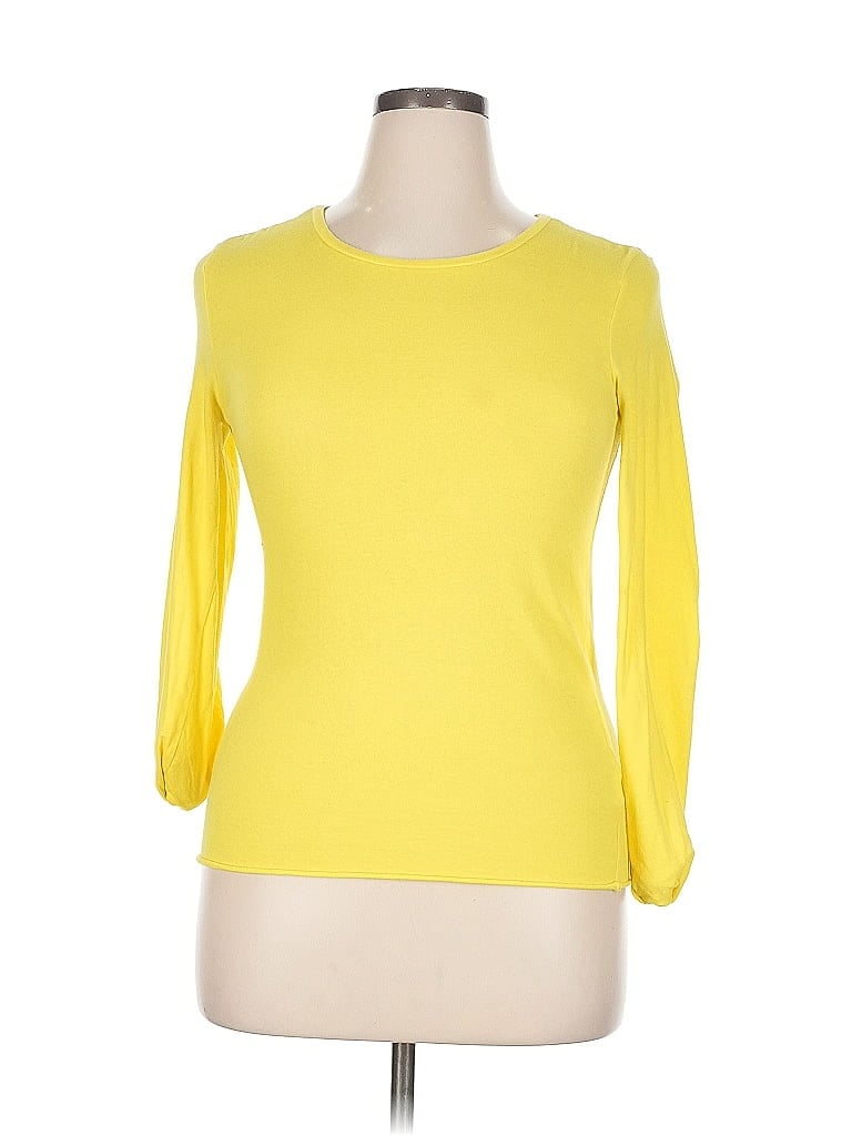 Click to view more detailed imagery on our partner's website Pre-owned Grana Long Sleeve T-shirt In Yellow