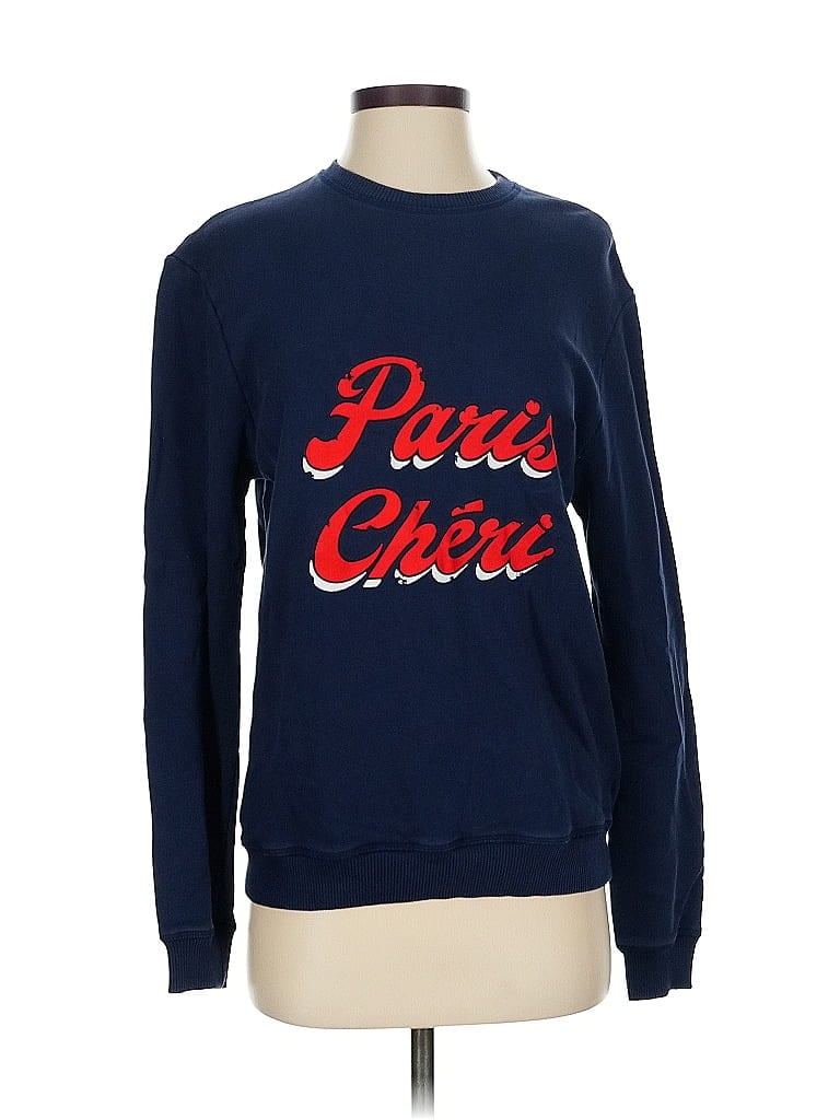 Click to view more detailed imagery on our partner's website Pre-owned Ba&sh Pullover Sweater In Blue