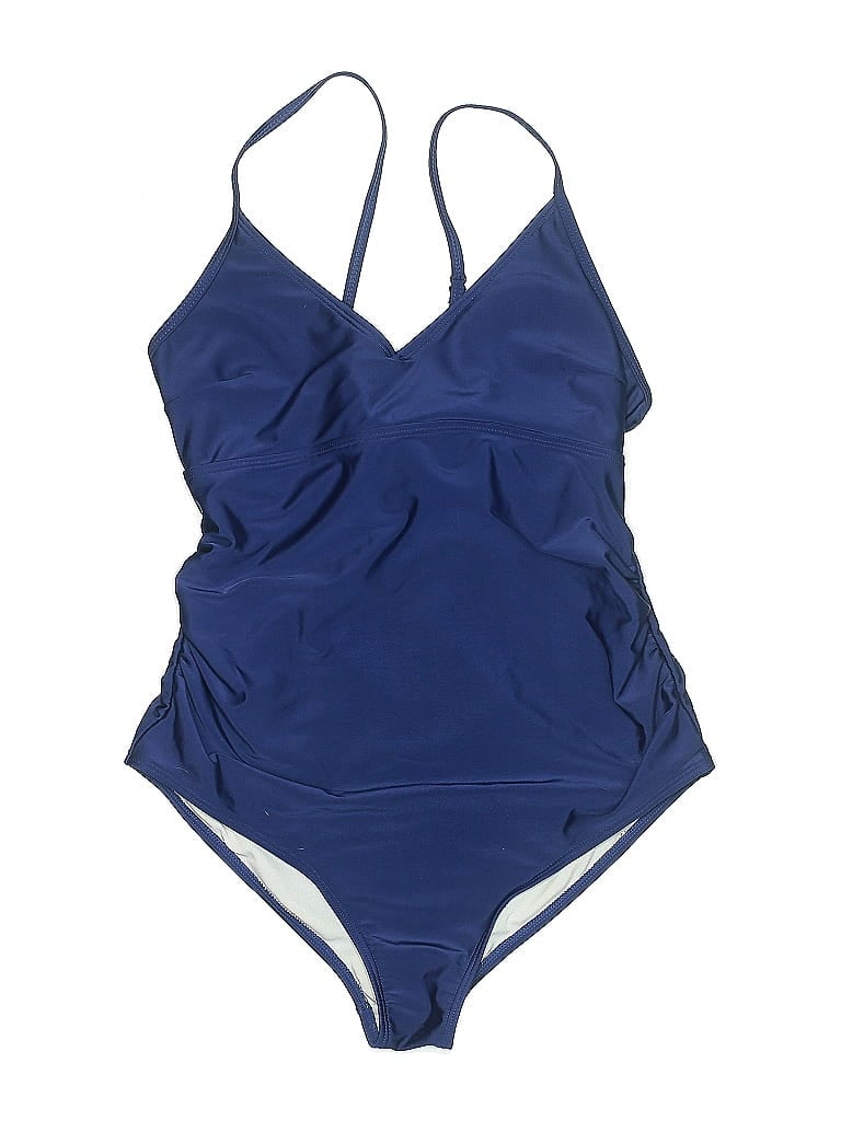 Pre-owned Unbranded One Piece Swimsuit In Blue