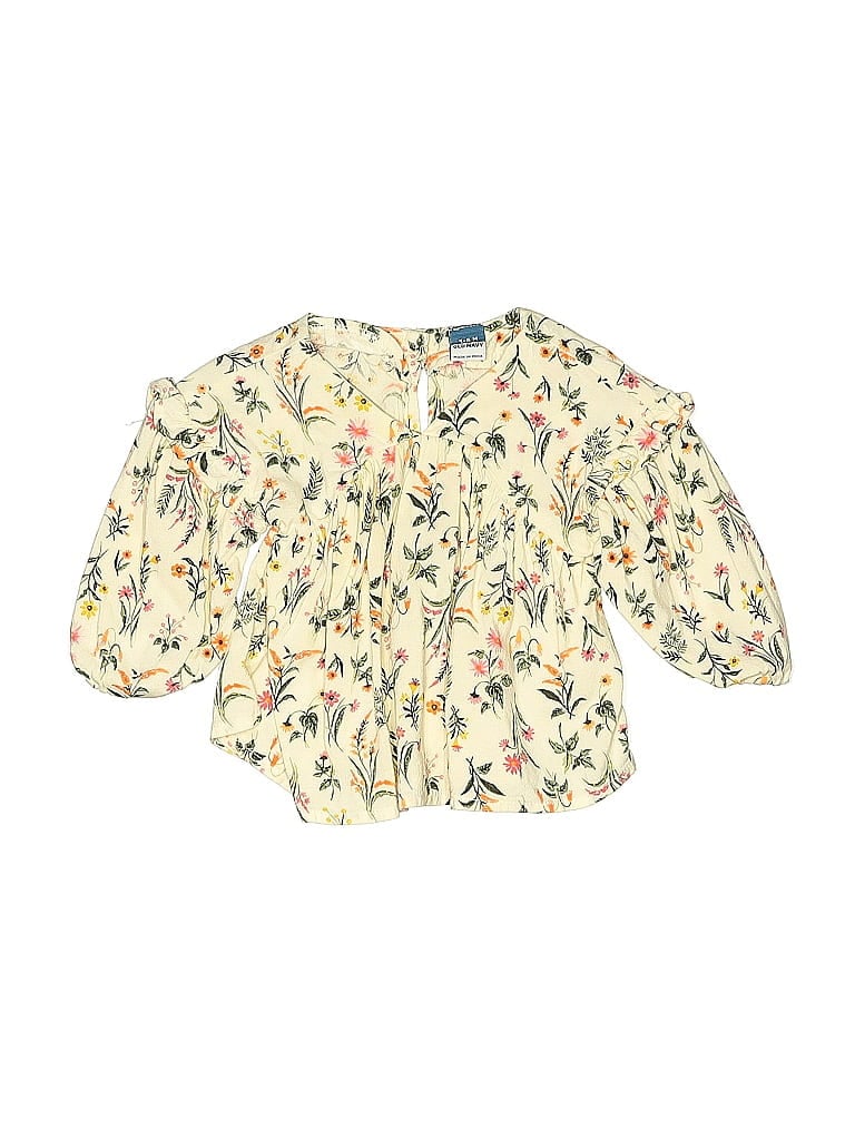 Pre-owned Old Navy Babies' 3/4 Sleeve Blouse In Yellow