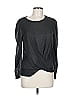 Pleione Black Long Sleeve Top Size L - photo 1