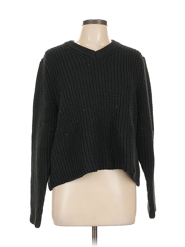 Pre-owned Zara Pullover Sweater In Black