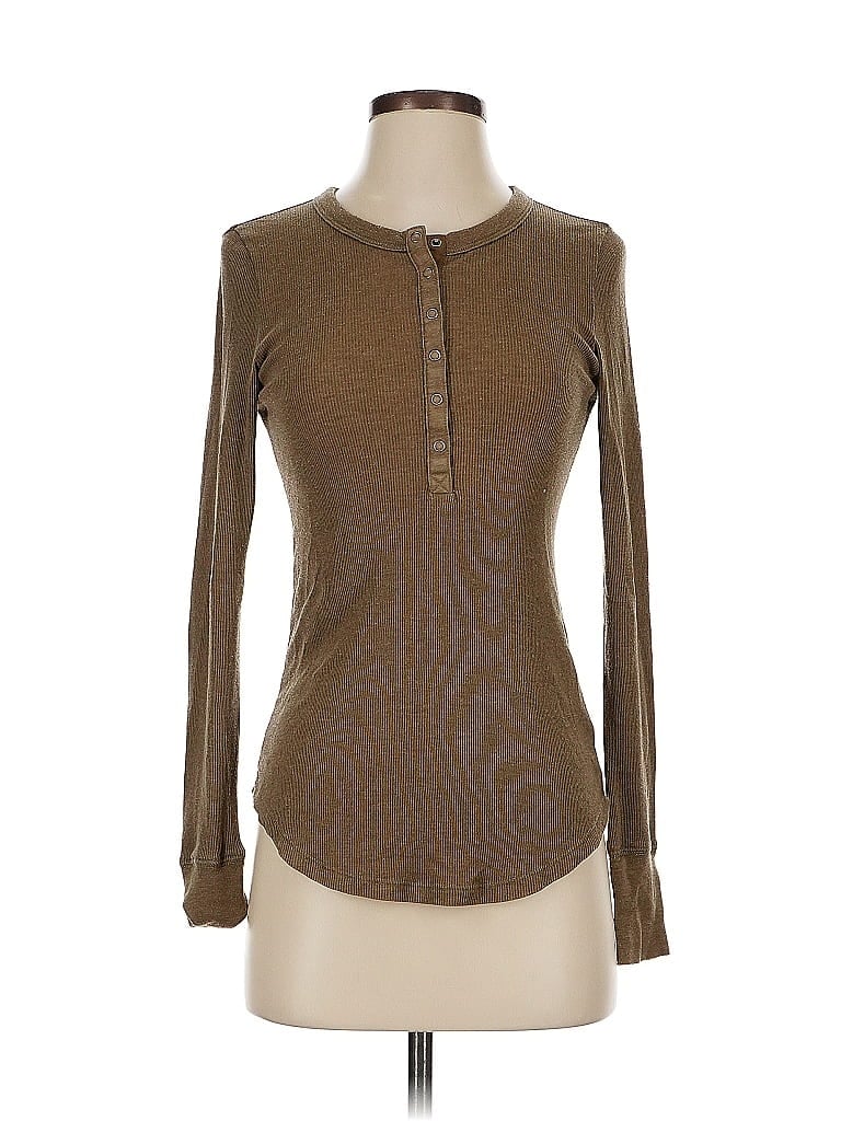 Pre-owned Aerie Cardigan Sweater In Brown