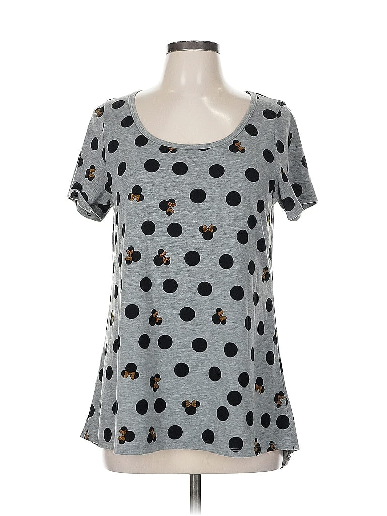 Pre-owned Lularoe Short Sleeve T-shirt In Gray