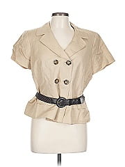 Tahari By Asl Short Sleeve Blouse