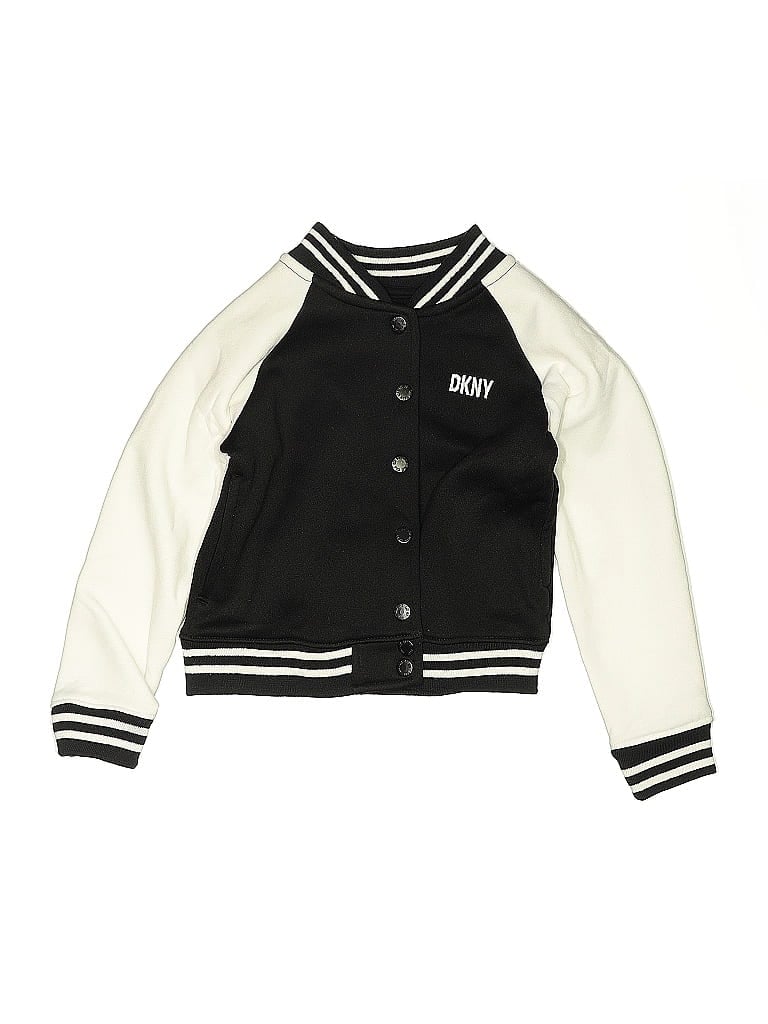 Click to view more detailed imagery on our partner's website Pre-owned Dkny Kids' Cardigan Sweater In Black
