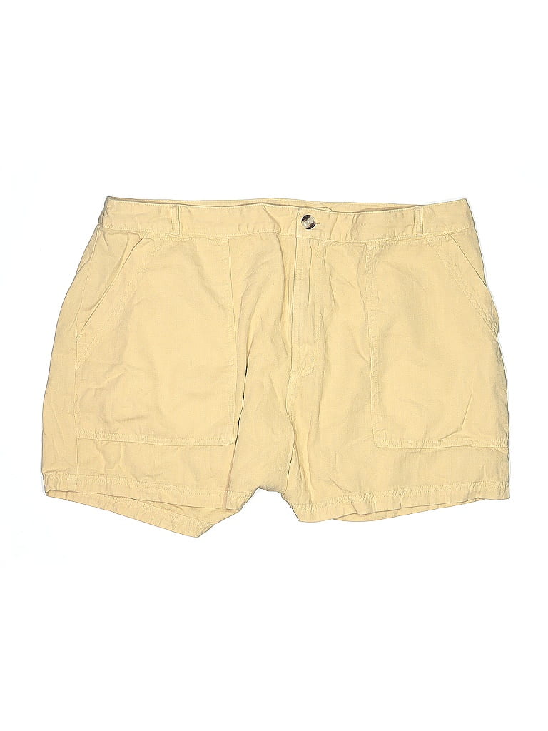 Pre-owned Universal Thread Khaki Shorts In Yellow
