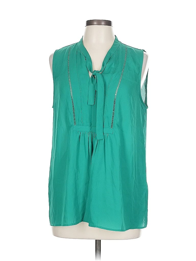 Pre-owned Banana Republic Factory Store Sleeveless Blouse In Blue