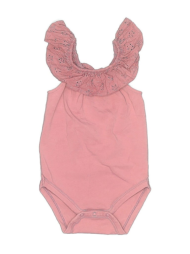 Pre-owned Petit Lem Babies' Short Sleeve Outfit In Pink