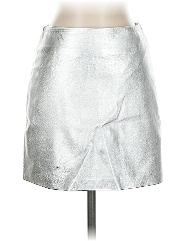 Reformation Faux Leather Skirt (view 1)