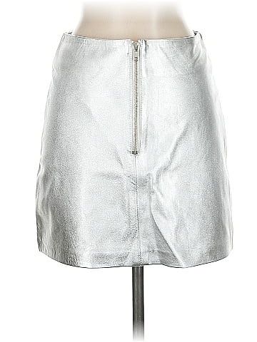 Reformation Faux Leather Skirt (view 2)