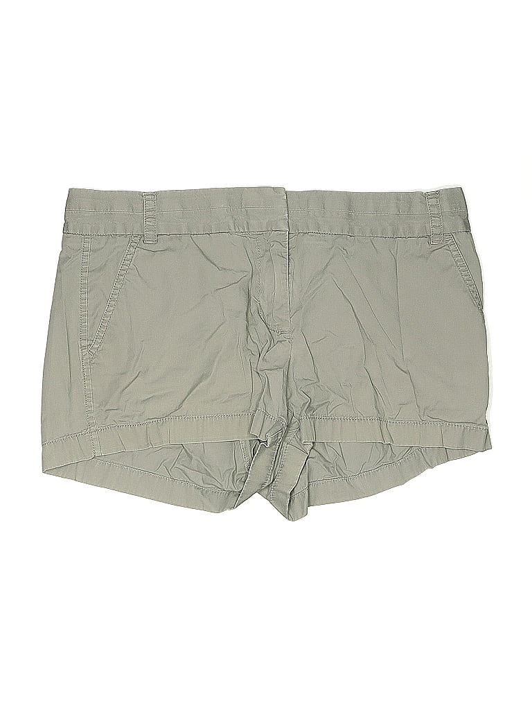 Pre-owned J.crew Factory Store Khaki Shorts In Gray