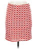 Plume and Thread Print Red Casual Skirt Size Sm (1) - photo 1
