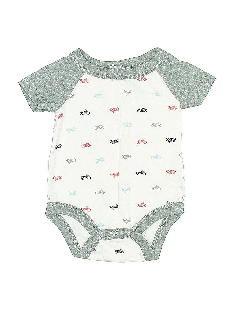 Pre-owned Circo Babies' Short Sleeve Onesie In Gray