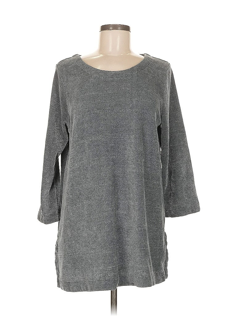 Pre-owned Jjill Pullover Sweater In Gray