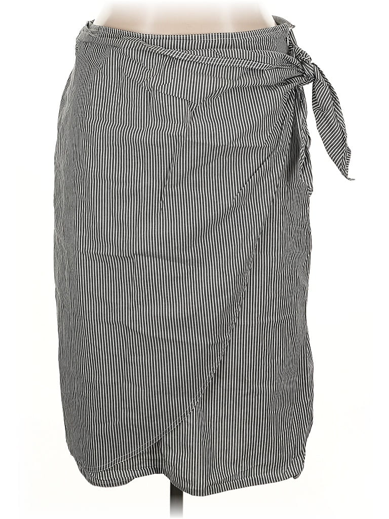 Pre-owned Chaps Casual Skirt In Gray