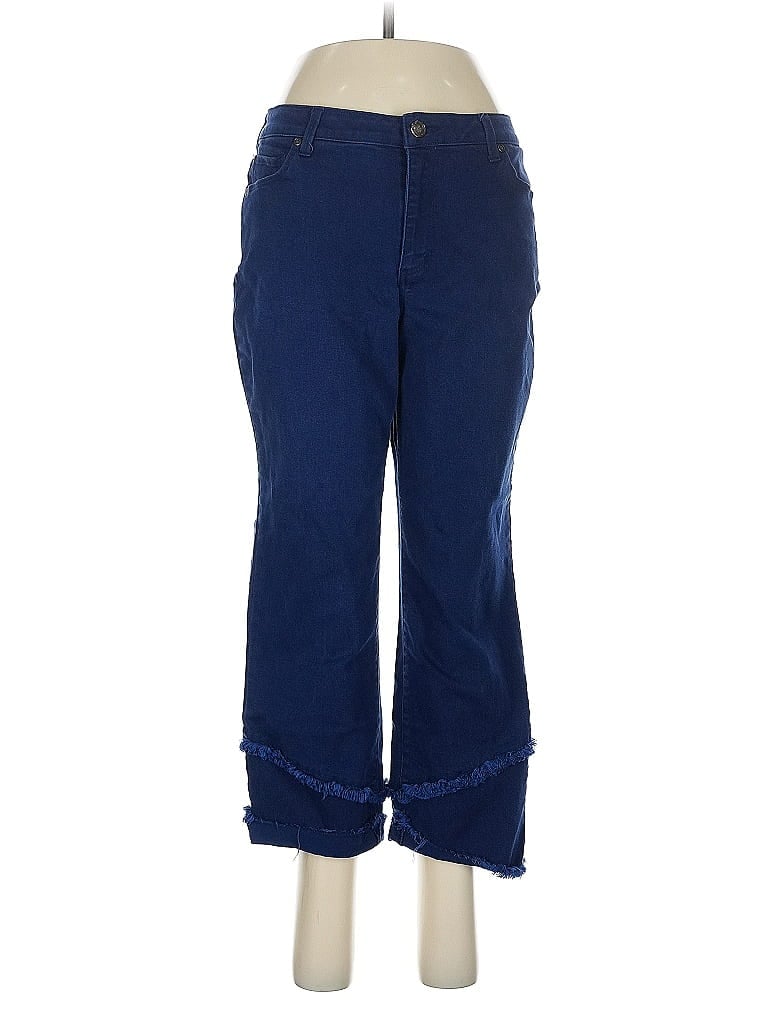 Pre-owned Dennis By Dennis Basso Jeans In Blue
