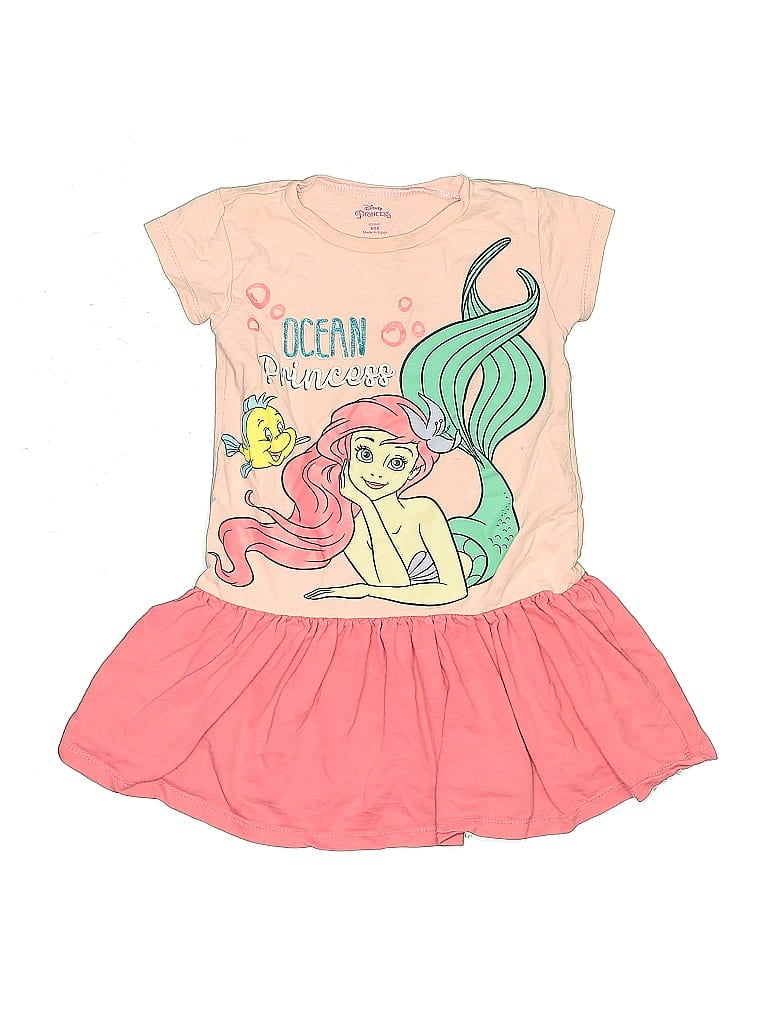 Pre-owned Disney Princess Kids' Dress In Pink
