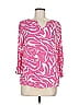 Como Blu Pink 3/4 Sleeve Blouse Size M - photo 1