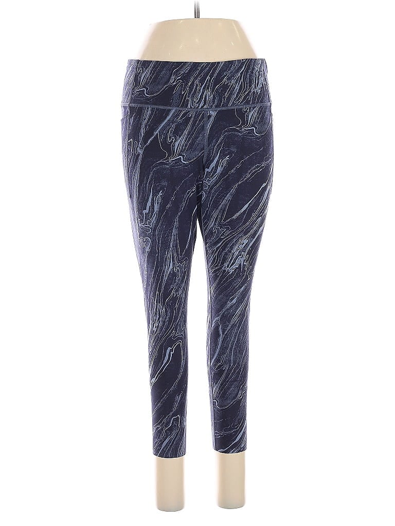 Pre-owned Gap Fit Active Pants In Blue