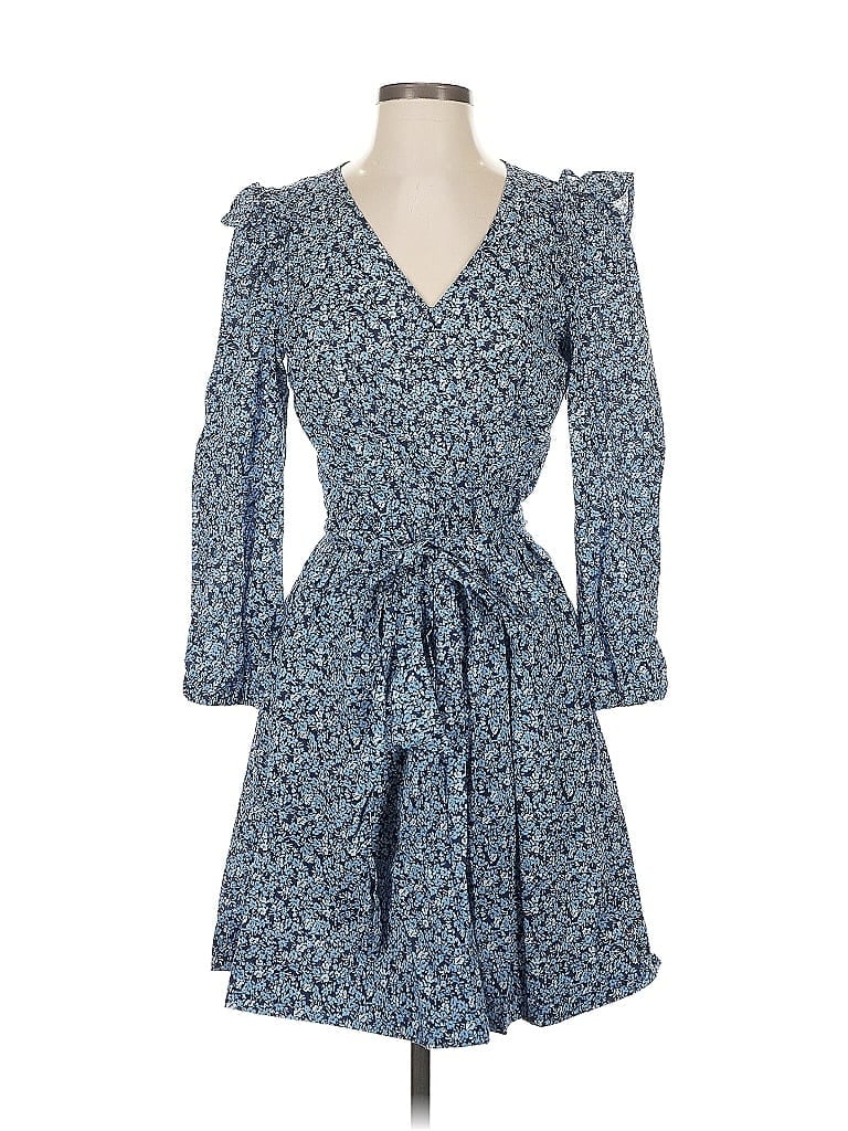 Pre-owned J.crew Factory Store Casual Dress In Blue