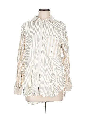 Ann Taylor LOFT Long Sleeve Button-Down Shirt (view 1)