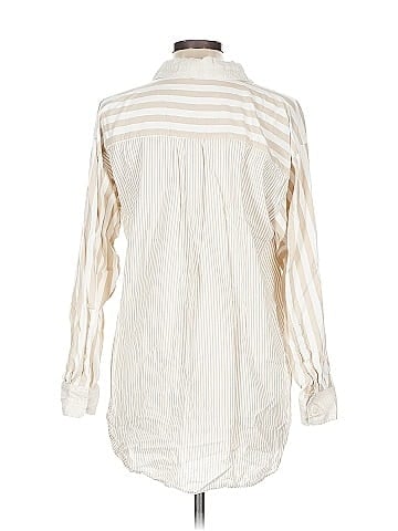 Ann Taylor LOFT Long Sleeve Button-Down Shirt (view 2)
