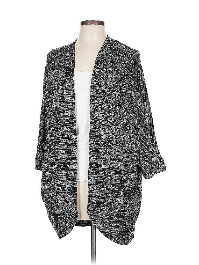 Pre-owned Apt. 9 Cardigan Sweater In Gray