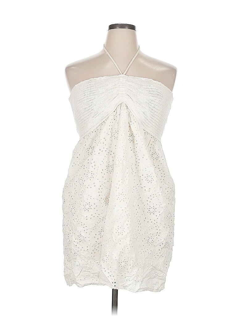 Pre-owned Audrey Parks X Francesca's Cocktail Dress In White