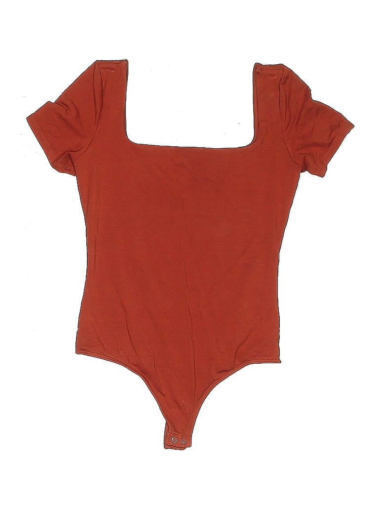 Pre-owned Express Bodysuit In Orange