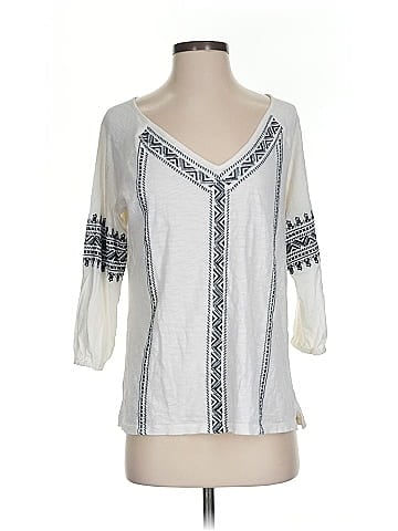 Ann Taylor 3/4 Sleeve T-Shirt (view 1)