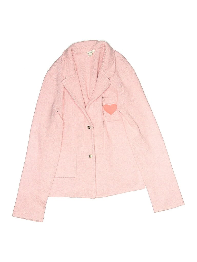 Pre-owned Crewcuts Kids' Cardigan Sweater In Pink