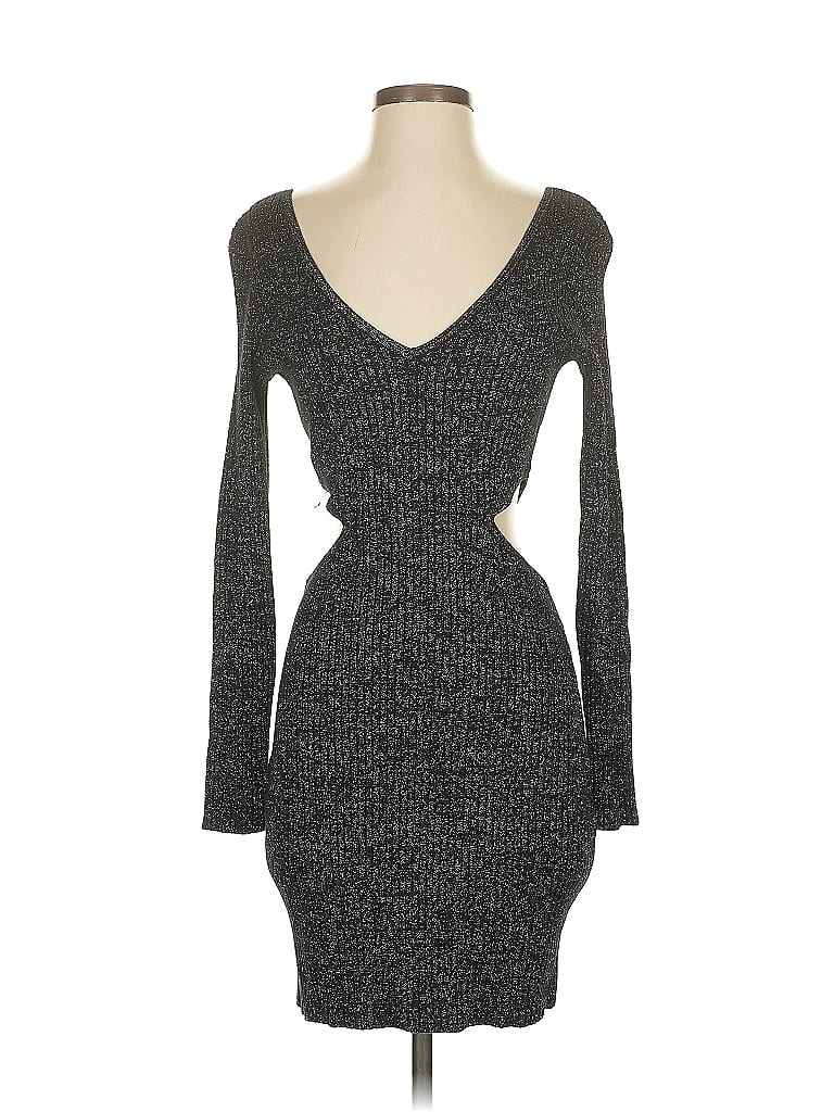 Pre-owned Open Edit Cocktail Dress In Gray