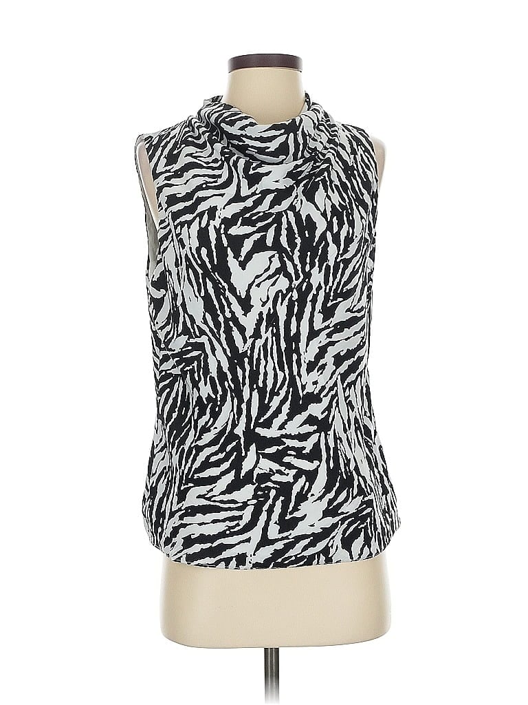 RACHEL ZOE TJX Pre-owned Sleeveless Blouse In Silver