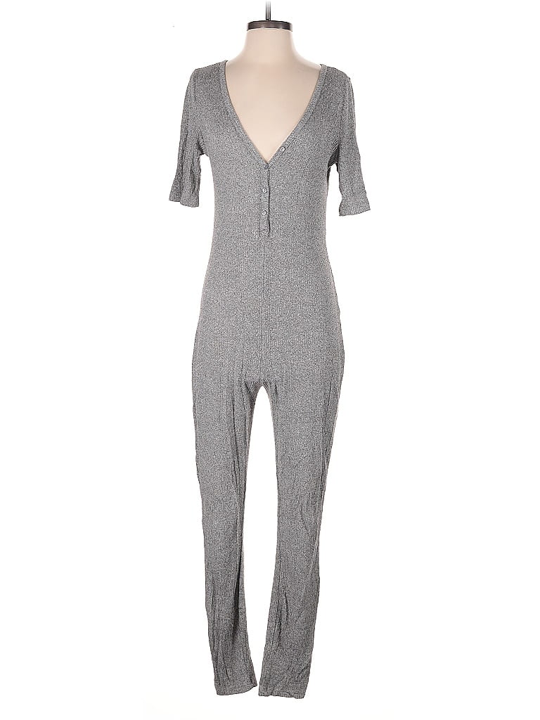 Pre-owned Fashion Nova Jumpsuit In Gray