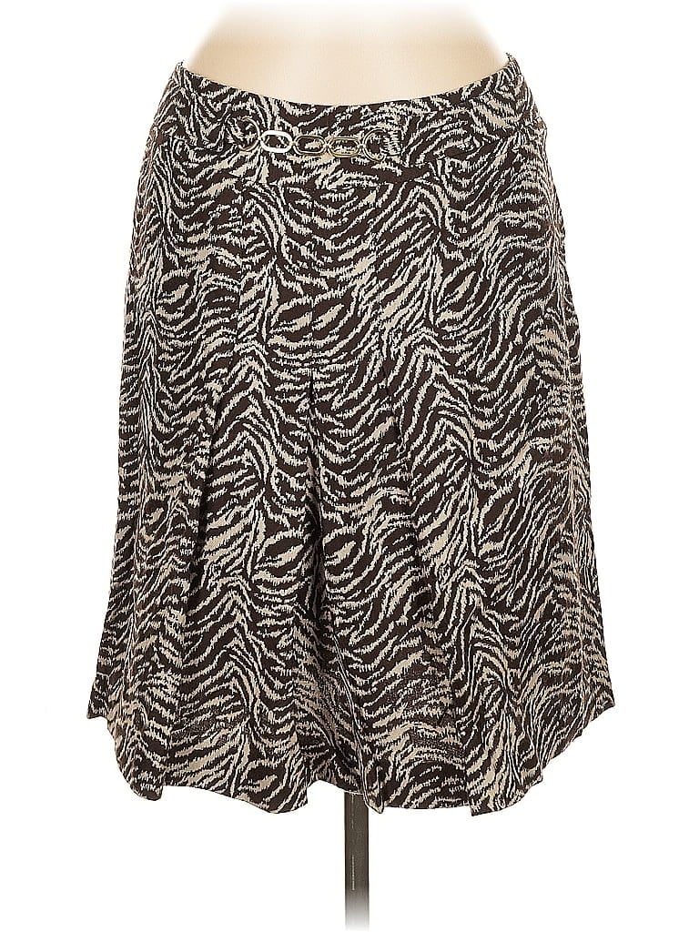 Pre-owned Ann Taylor Casual Skirt In Brown