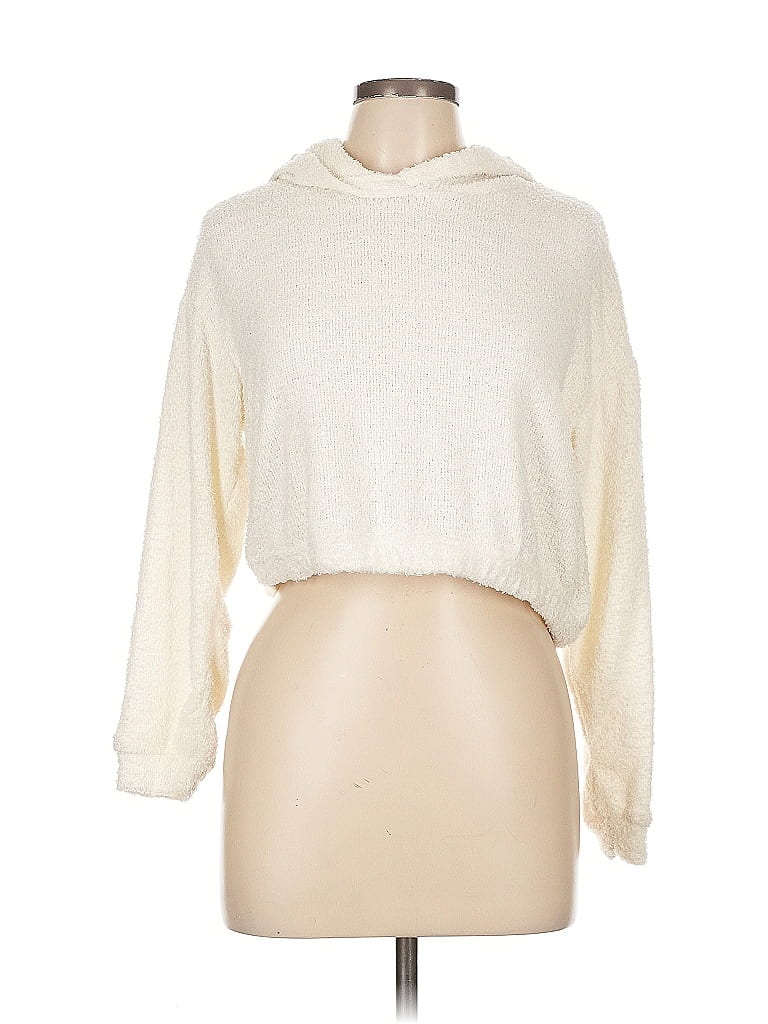 Pre-owned Ultra Flirt Pullover Sweater In White