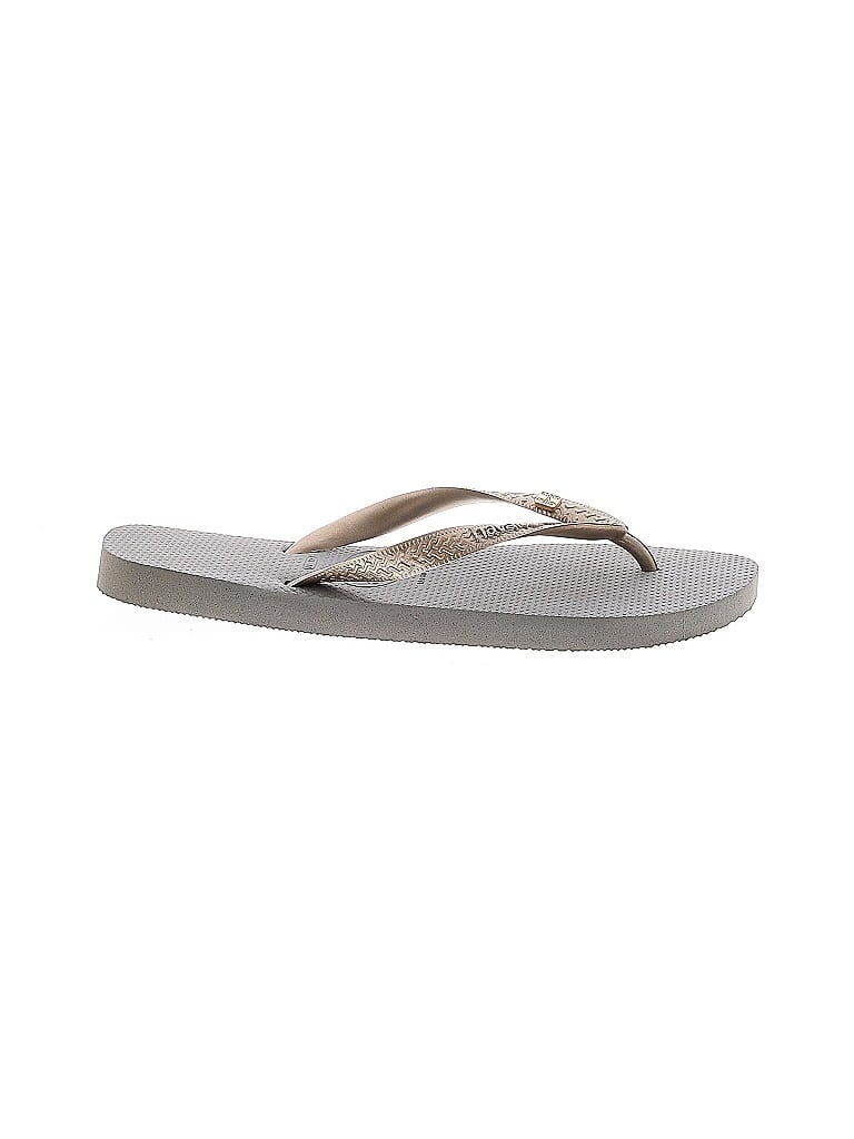 Pre-owned Havaianas Flats In Gray