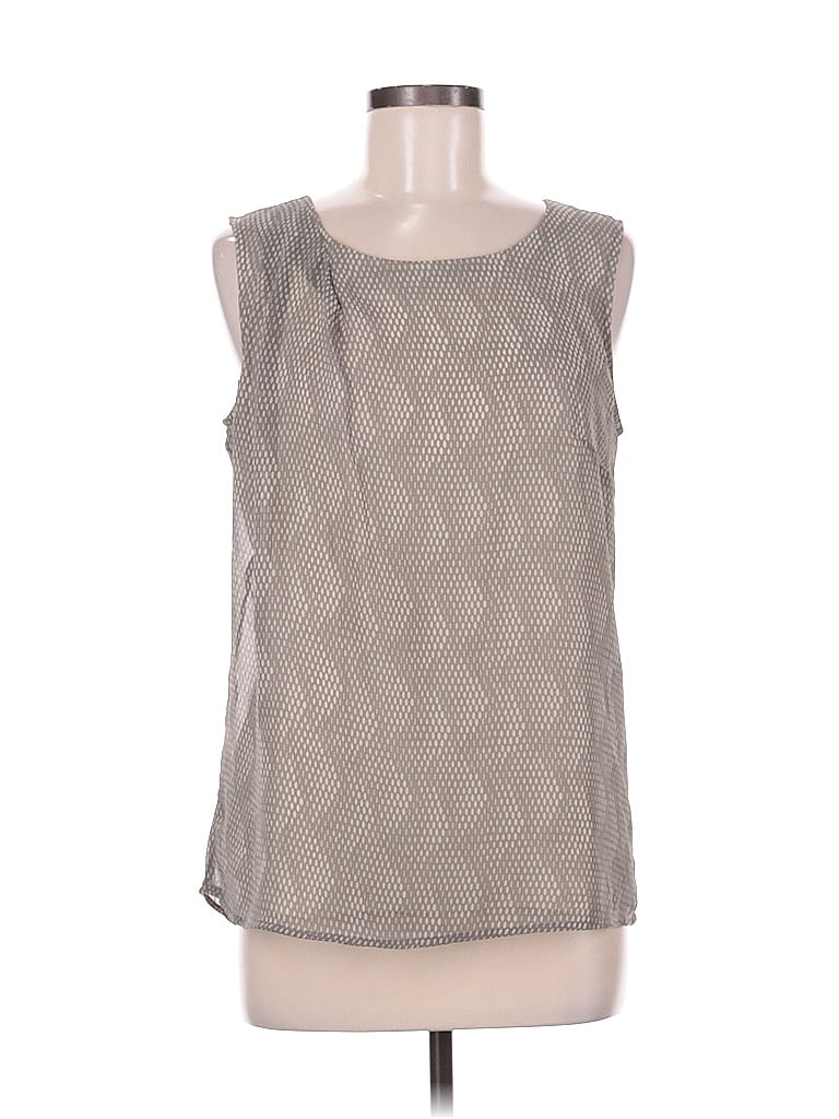GAP Pre-owned Sleeveless Blouse In Gray