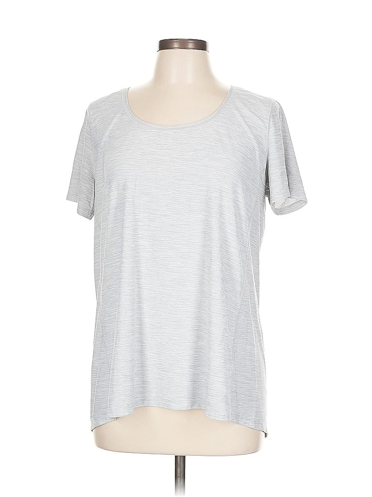 Pre-owned Active By Old Navy Short Sleeve T-shirt In Gray