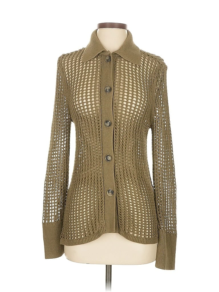 Pre-owned Dh New York Cardigan Sweater In Brown