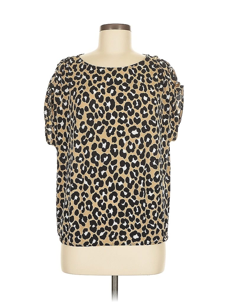 MICHAEL MICHAEL KORS Pre-owned Short Sleeve T-shirt In Gold