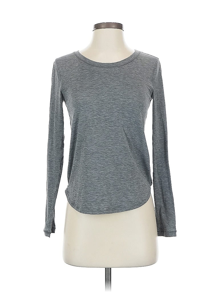 LULULEMON ATHLETICA Pre-owned Long Sleeve T-shirt In Gray