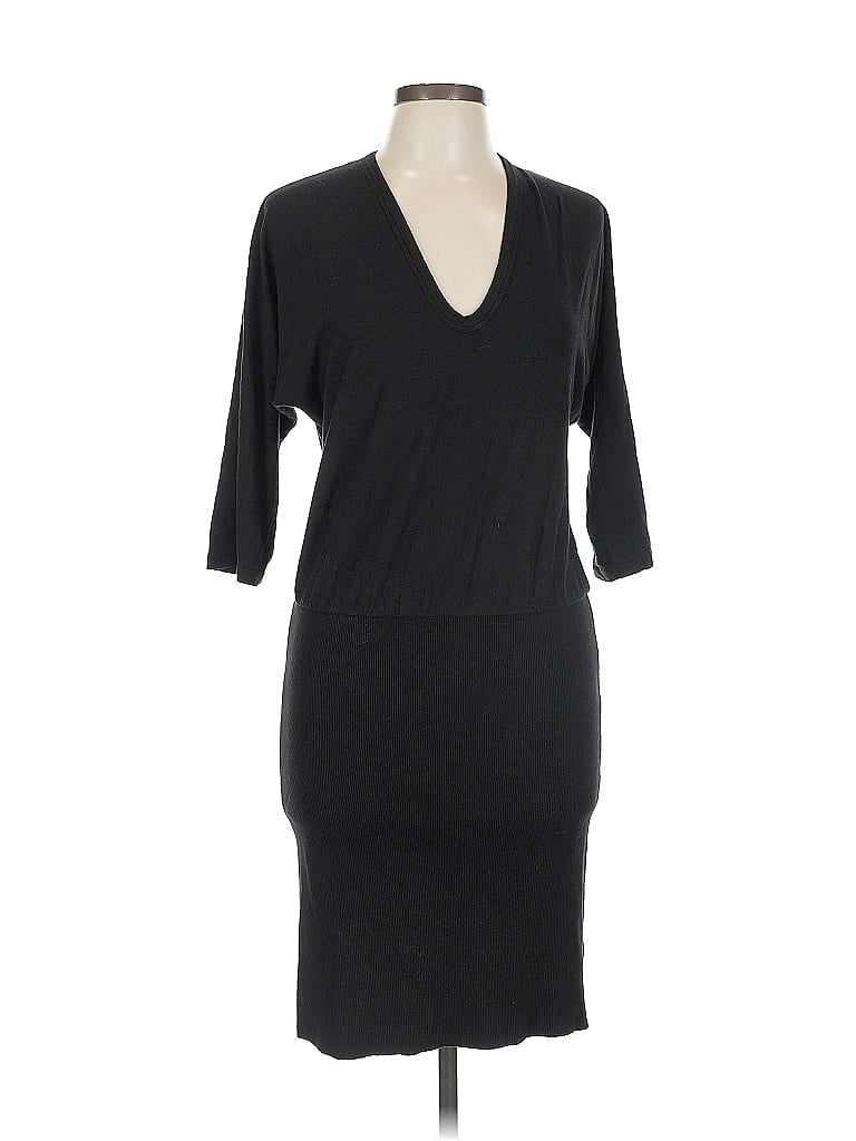 Pre-owned James Perse Cocktail Dress In Black