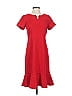 Talbots Red Casual Dress Size 2 - photo 1