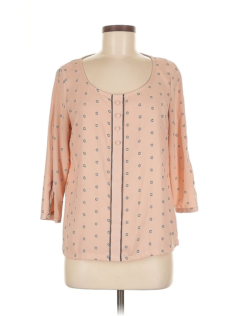 Pre-owned Lauren Conrad 3/4 Sleeve T-shirt In Pink