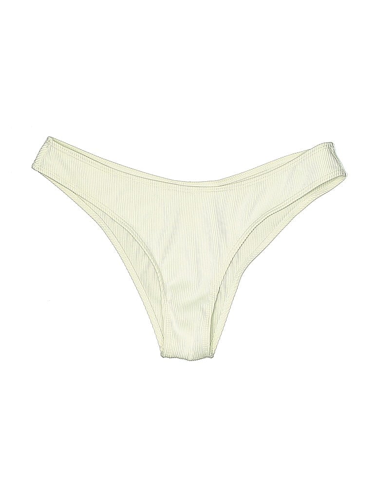 Pre-owned Zaful Swimsuit Bottoms In White