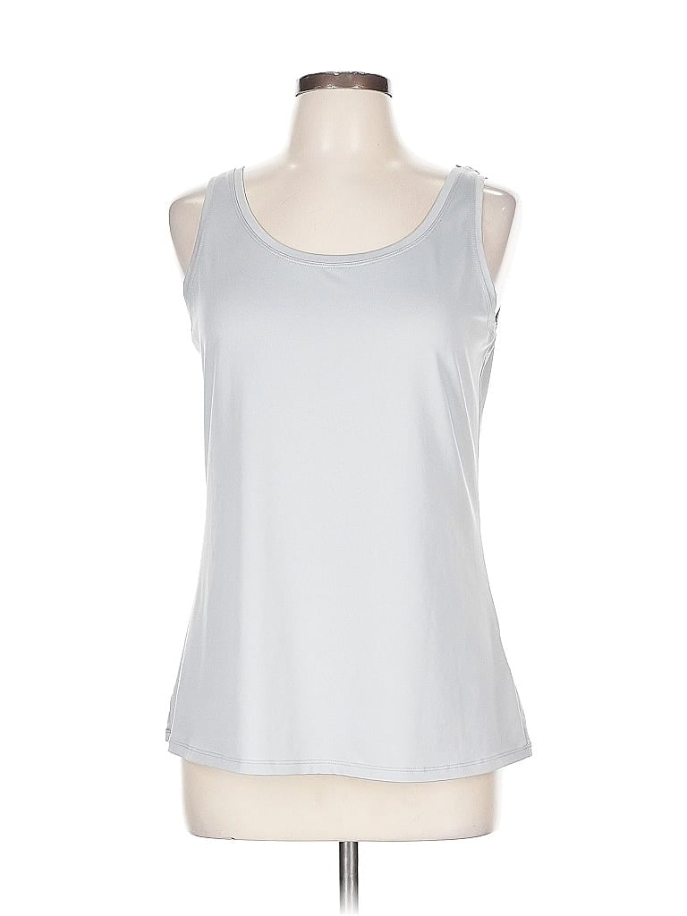 Pre-owned Roz & Ali Sleeveless T-shirt In Silver